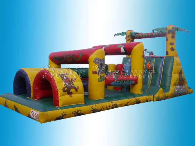 Dieren junglerun 15 mtr. stormbaan